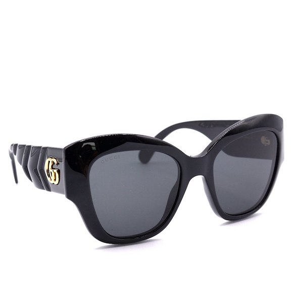 Gucci Accessories - NEW GUCCI GG0808S 001 BLACK GREY AUTHENTIC SUNGLASSES